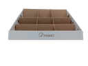 Présentoir de comptoir 9 cases pour cartes standard
