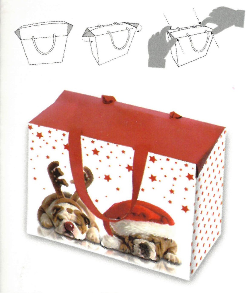Série 10 sacs-cadeaux S Noël 1.90 