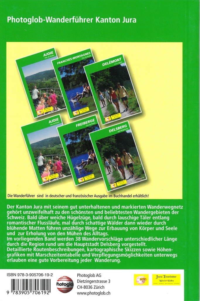 Wanderführer JU Delsberg (guide en allemand)