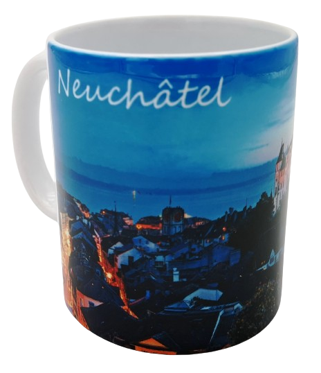 Tasse Neuchâtel textée