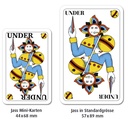 Jeu de 36 cartes MINI format en allemand