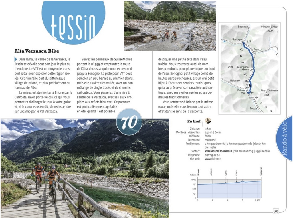 Guide Rando à vélo "Découverte suisse"
