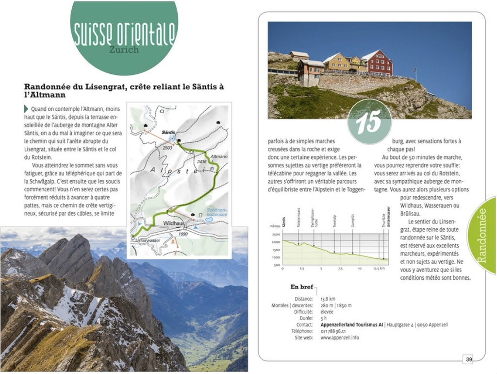 Guide randonnée "Découverte Suisse"