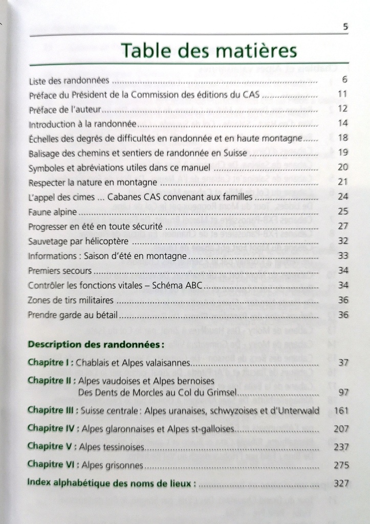 Guide CAS "D'une cabane à l'autre"
