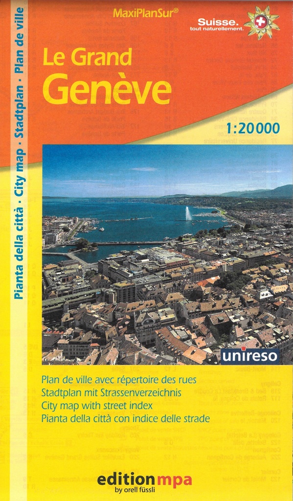 Genève, plan de ville mpa 1:20'000