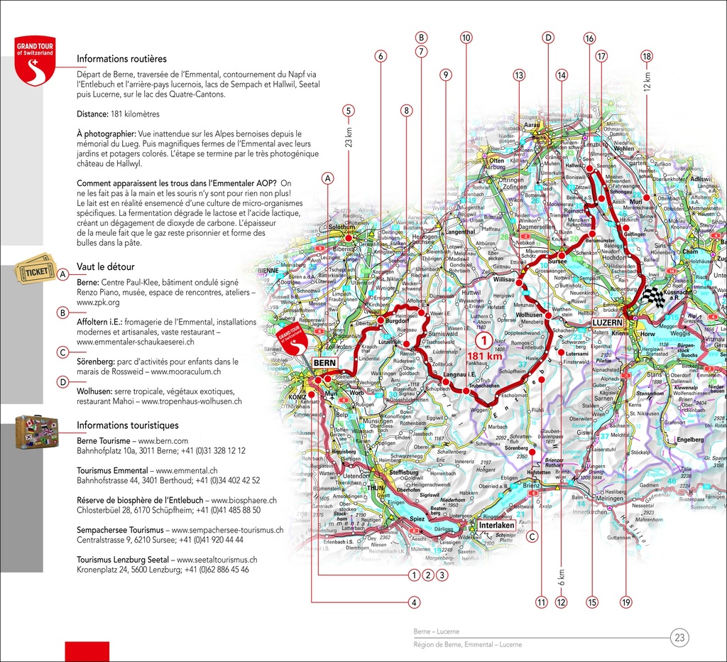 Guide touristique fr. "Grand Tour de Suisse"