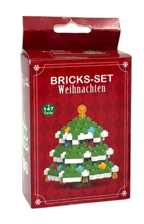 Sapin de Noël en brique à assembler 