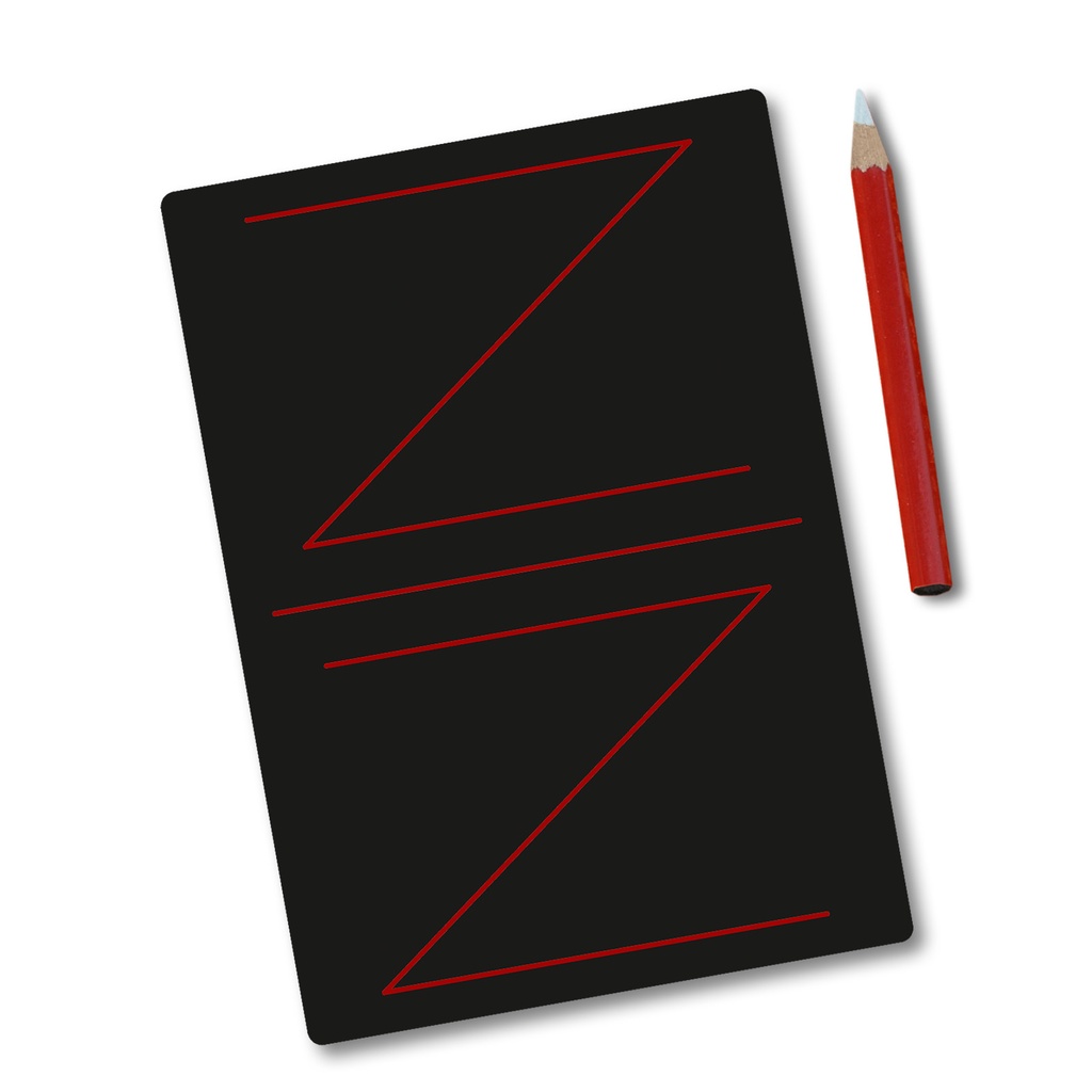 Set Ardoise Z/Z & Yatzi + crayons-craie [7339 6]