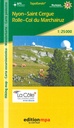 Carte pédestre 1:25'000 (VD) Nyon, Saint Cergue, Rolle, Col du Marchairuz