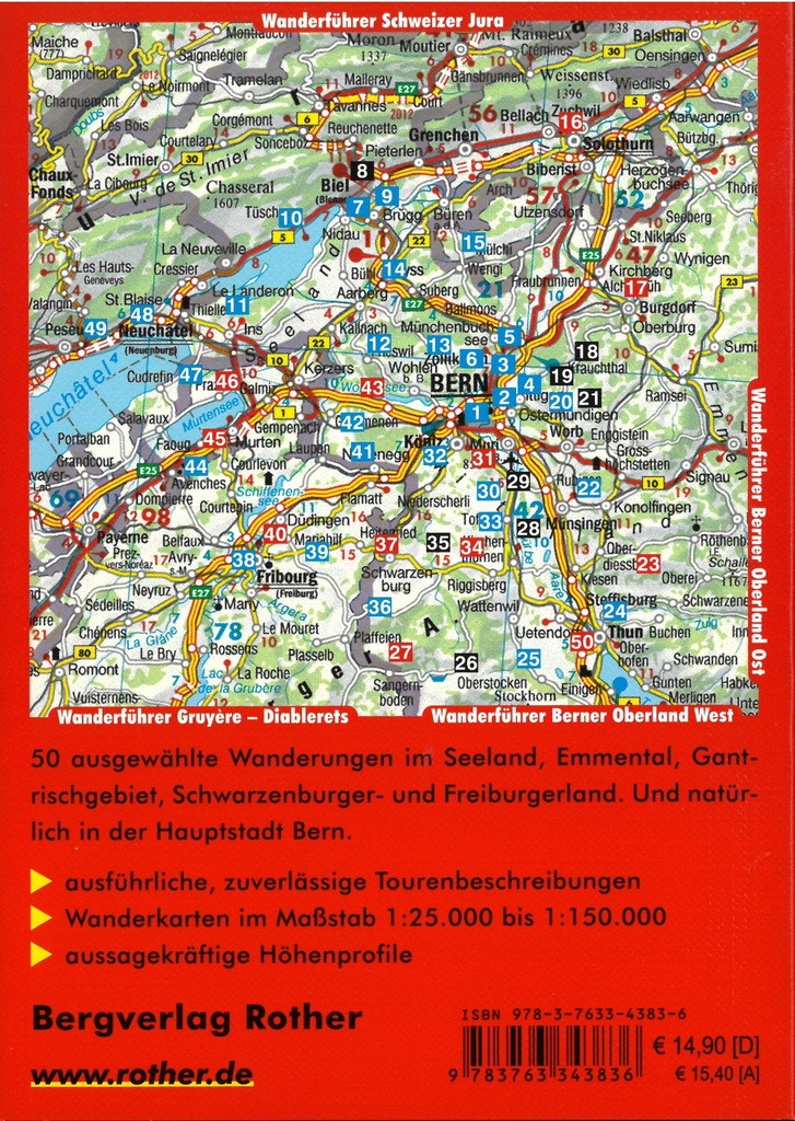 Wanderführer Rother "Rund um Bern"