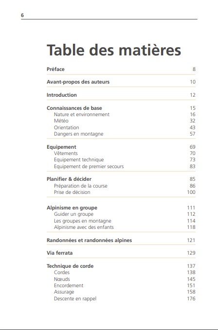 Guide CAS "Sports de montagne d'été"