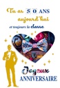 Carte Anniv. âge à choix