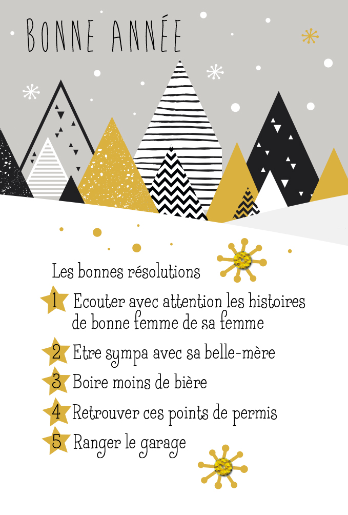 Carte Bonne Année