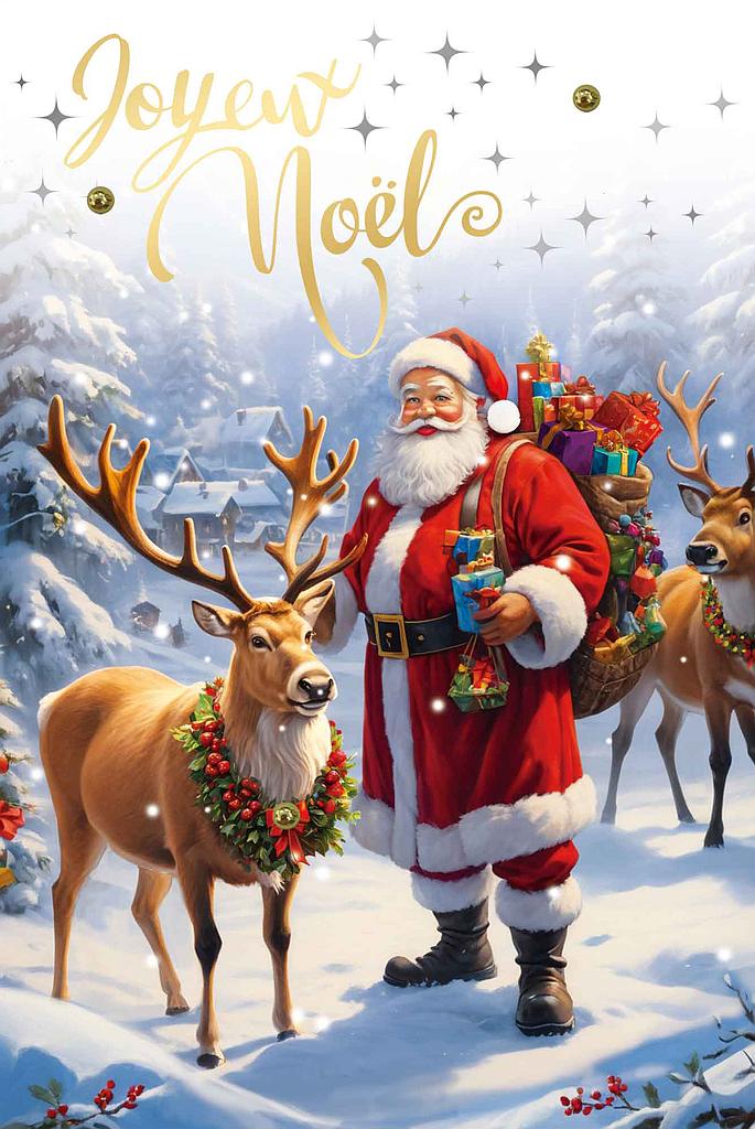 Carte Joyeux noël
