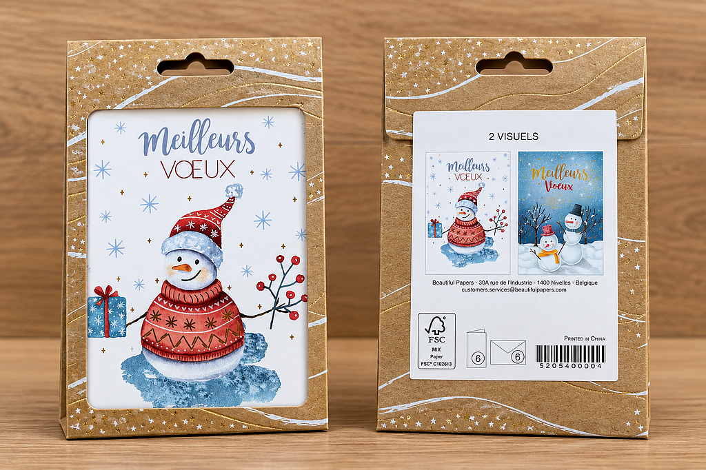 Box 6 cartes Meilleurs voeux