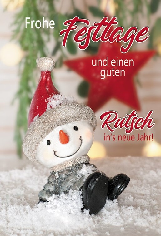 Karte Frohe Festage