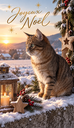 Sachet 6 cartes Joyeux Noël