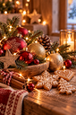 Sachet 6 cartes Noël Sans texte