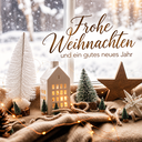 Einfache Karte Frohe Festtage