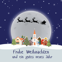 Einfache Karte Frohe Festtage