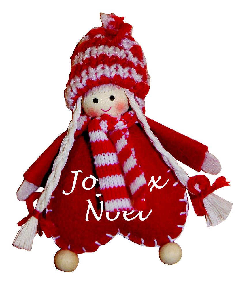 Figurine à suspendre "Joyeux Noël"
