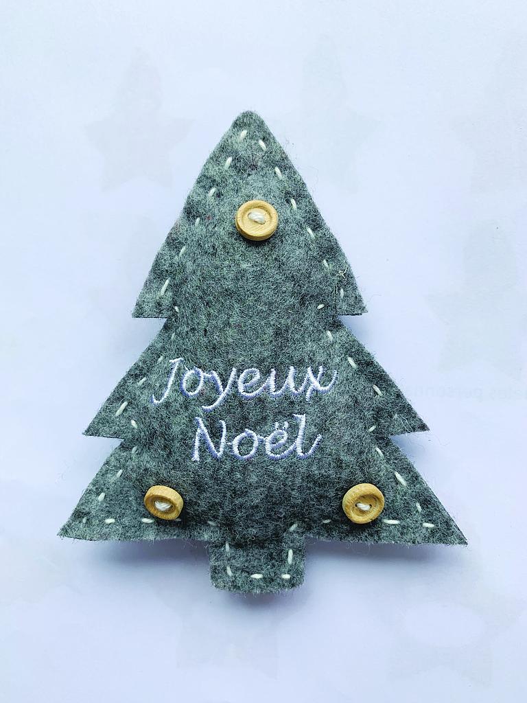 Sapin à suspendre "Joyeux Noël"
