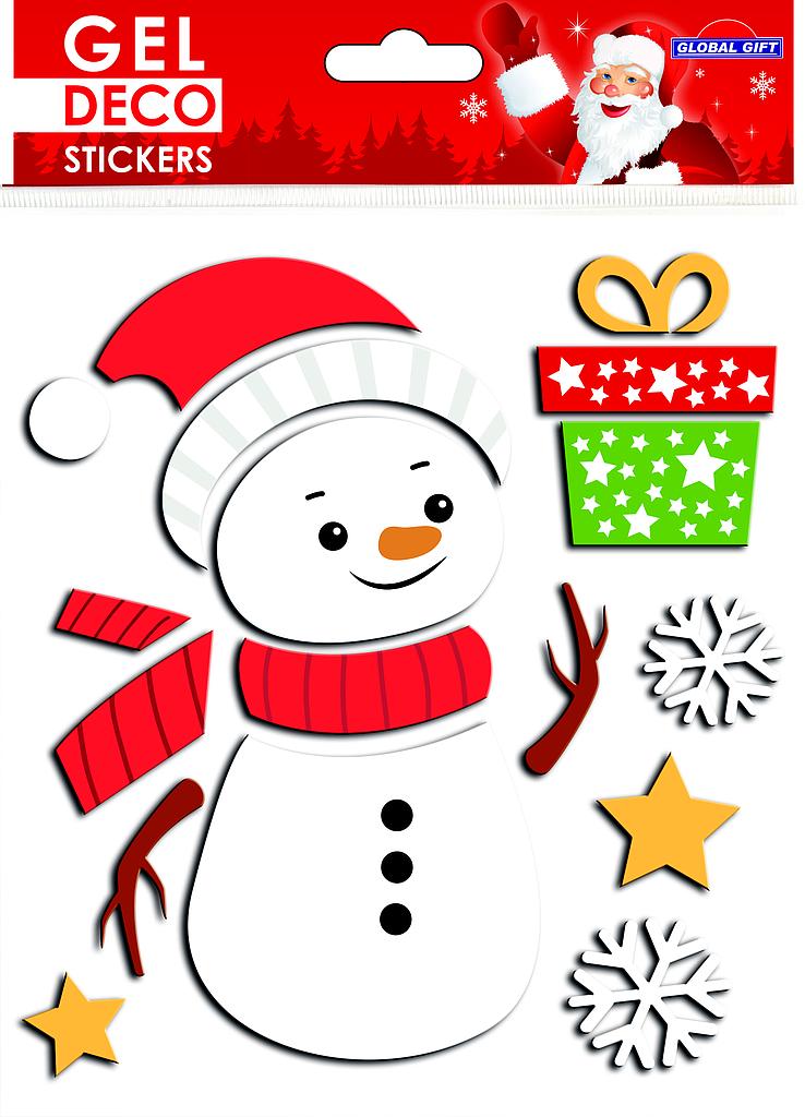 Gel stickers Weihnachten