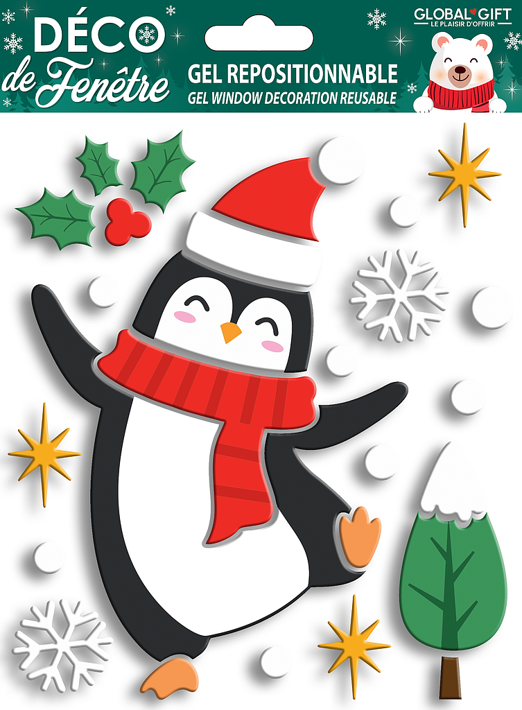 Gel stickers Weihnachten