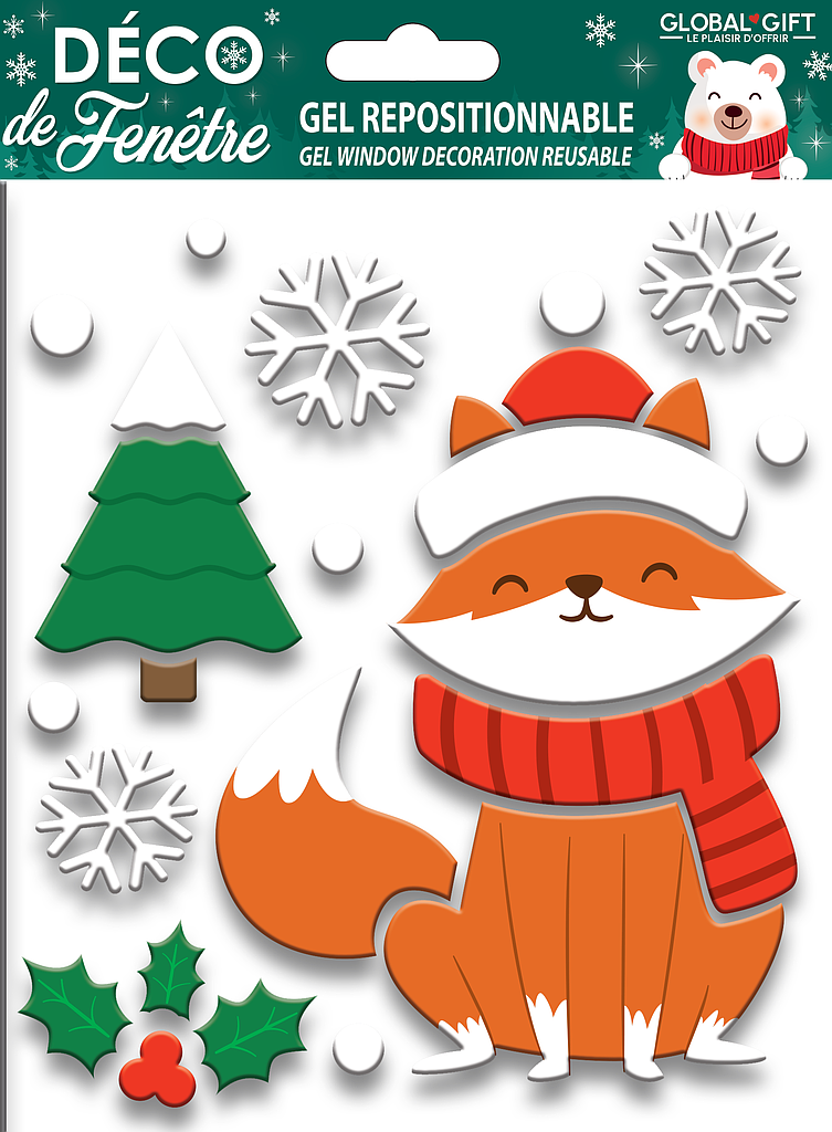 Gel stickers Weihnachten