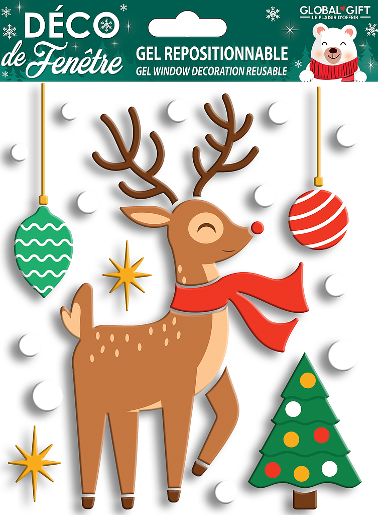 Gel stickers Weihnachten