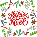 Carte simple Joyeux Noël