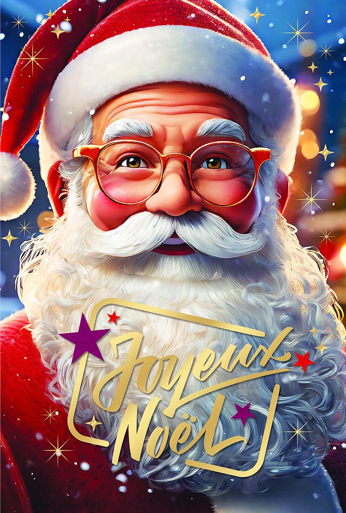 Carte Joyeux noël