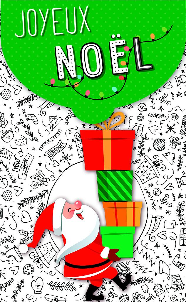 Carte Joyeux noël