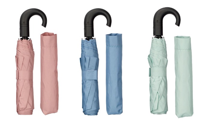 Display 16 parapluies pastels (15.90/pce)