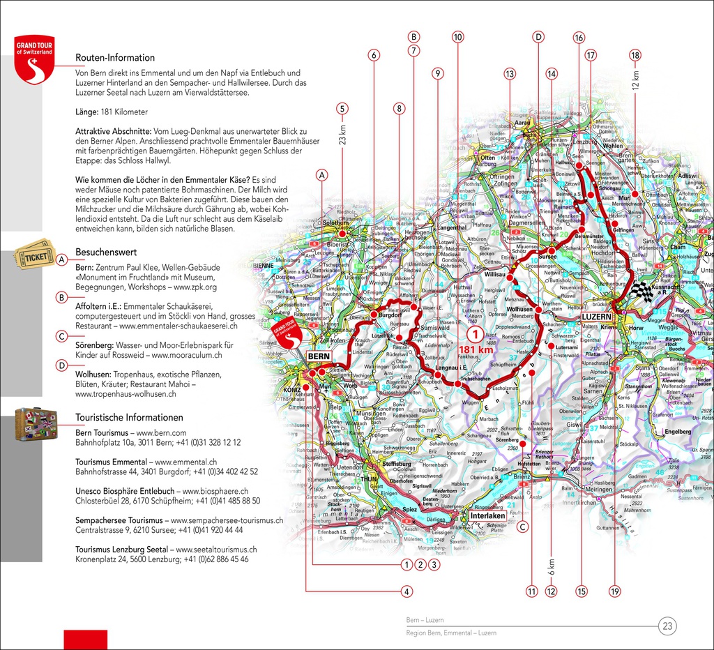 Touring Guide deutsch &quot;Grand Tour of Switzerland&quot;