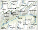 WK32 Crans Montana, carte pédestre 1:60'000