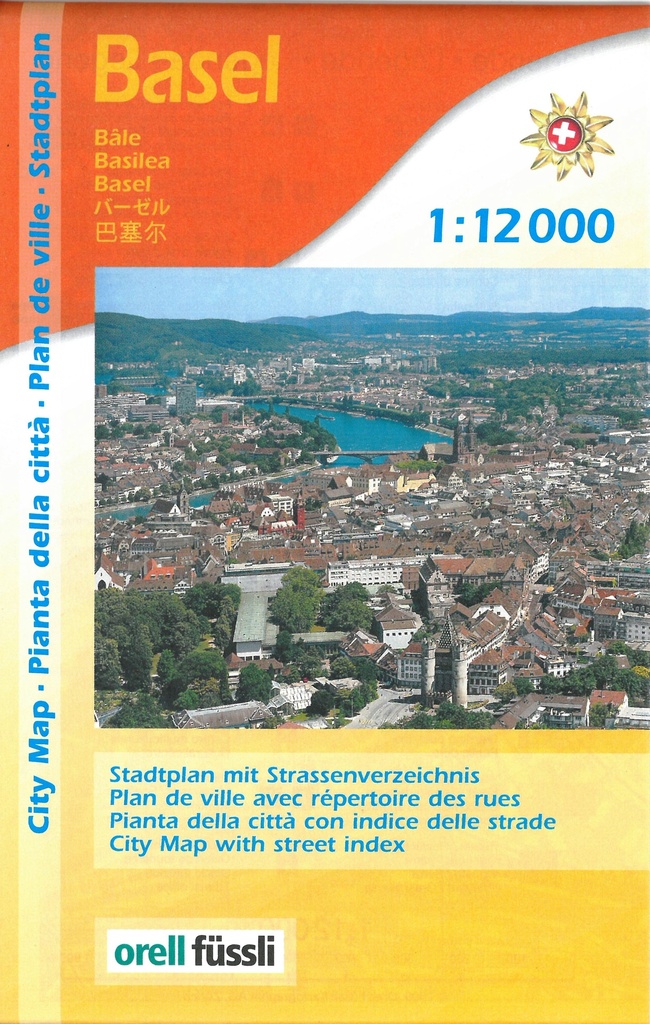 Basel (Bâle), plan de ville OF 1:12'000