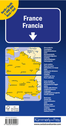 Carte double France (Nord+Sud) 1:6000'000