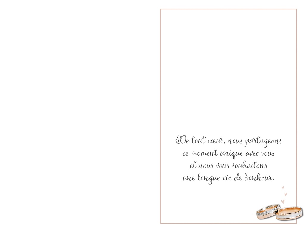 Carte Mariage