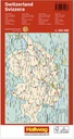 Carte routière Hallwag 1:303'000 Suisse