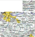 Carte pédestre Bâle campagne 1:50'000