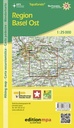 Carte pédestre 1:25'000 Basel Ost