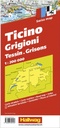 Carte routière Tessin Grisons
