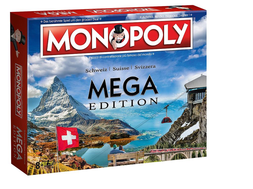 Monopoly &quot;Schweiz-MEGA-Edition&quot; D+F+I Schweiz-Suisse-Svizzera