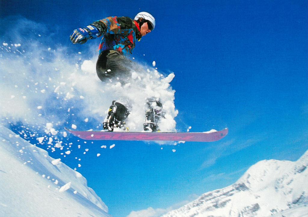 Postcards18746 w Snowboarding 