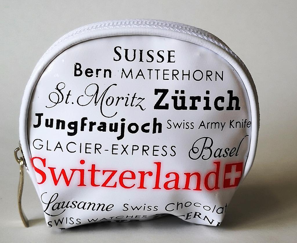 Portemonnaie weiss &quot;Switzerland&quot;