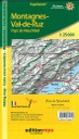 Carte pédestre 1:25'000 Montagnes Val-de-Ruz