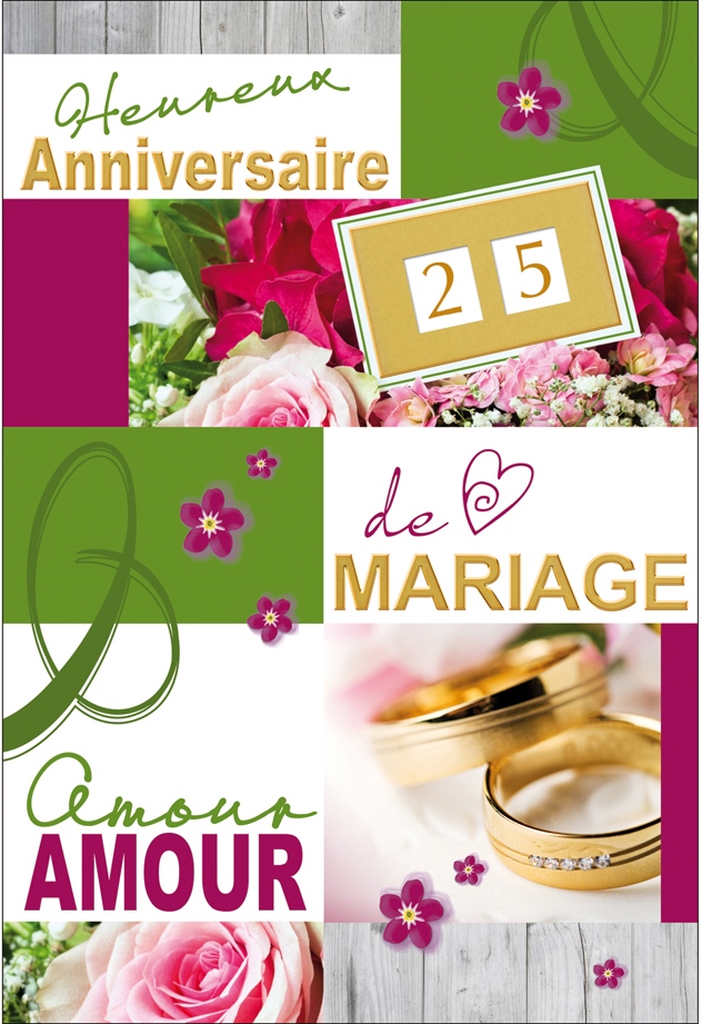 Carte Anniv. de mariage