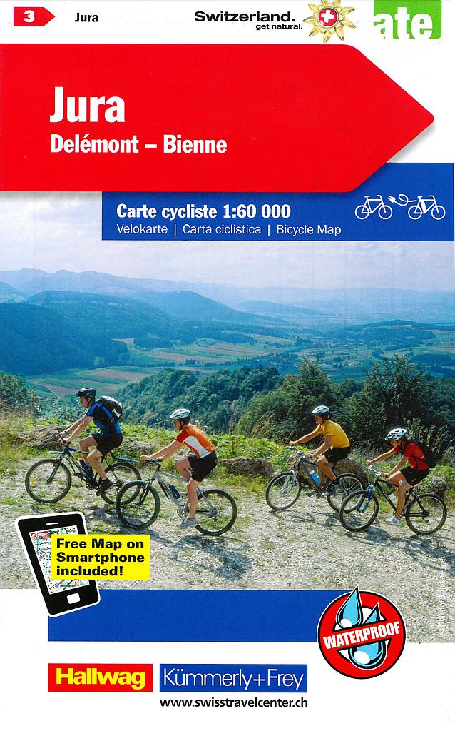 Carte cycliste Jura 1:60'000 VK03