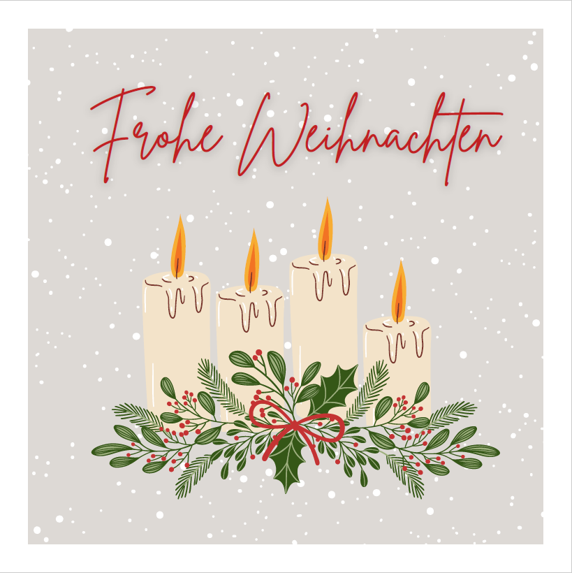 Einfache Karte Frohe Weihnachten (copy)